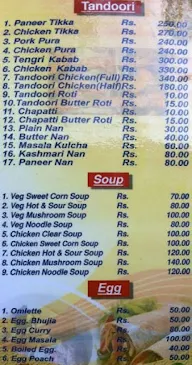 Shankar Dhaba and Restaurant menu 3