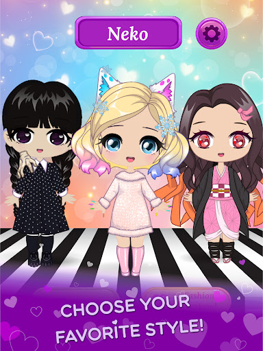 Screenshot Chibi Dress Up Beauty Salon