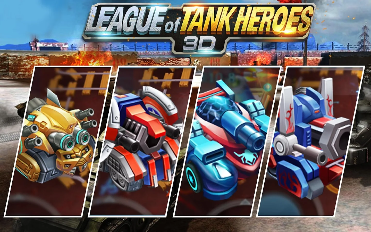  League Of Tank Heroes 3D- หน้าจอ 