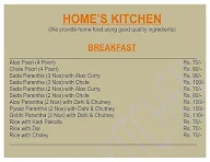 Home's Kitchen menu 1