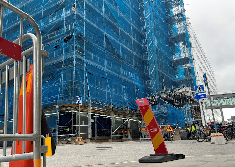 A view of a construction site of residential houses in Stockholm, Sweden on September 13 2023. Picture: REUTERS/Marie Mannes