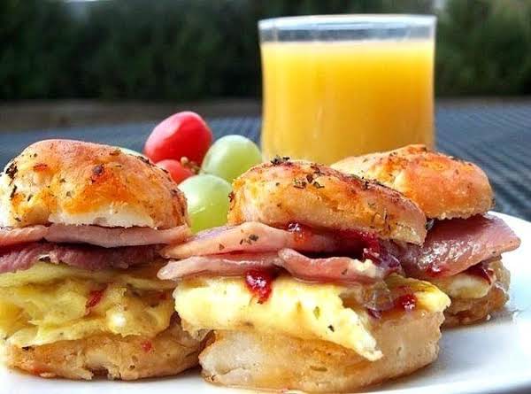 Habanero Honey Country Ham Biscuits_image