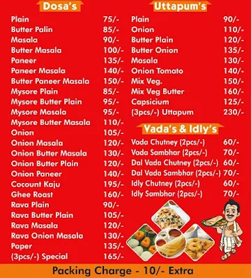 South Ka Zaika Sang Paratha House menu 