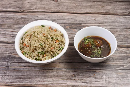 Veg Fried Rice+ Veg Manchurian Combo