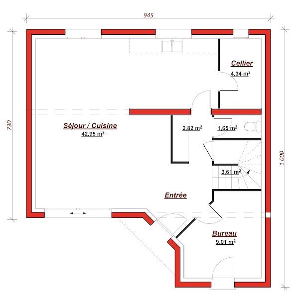 Vente maison neuve 6 pièces 123 m² à La Celle-Saint-Cloud (78170), 859 000 €