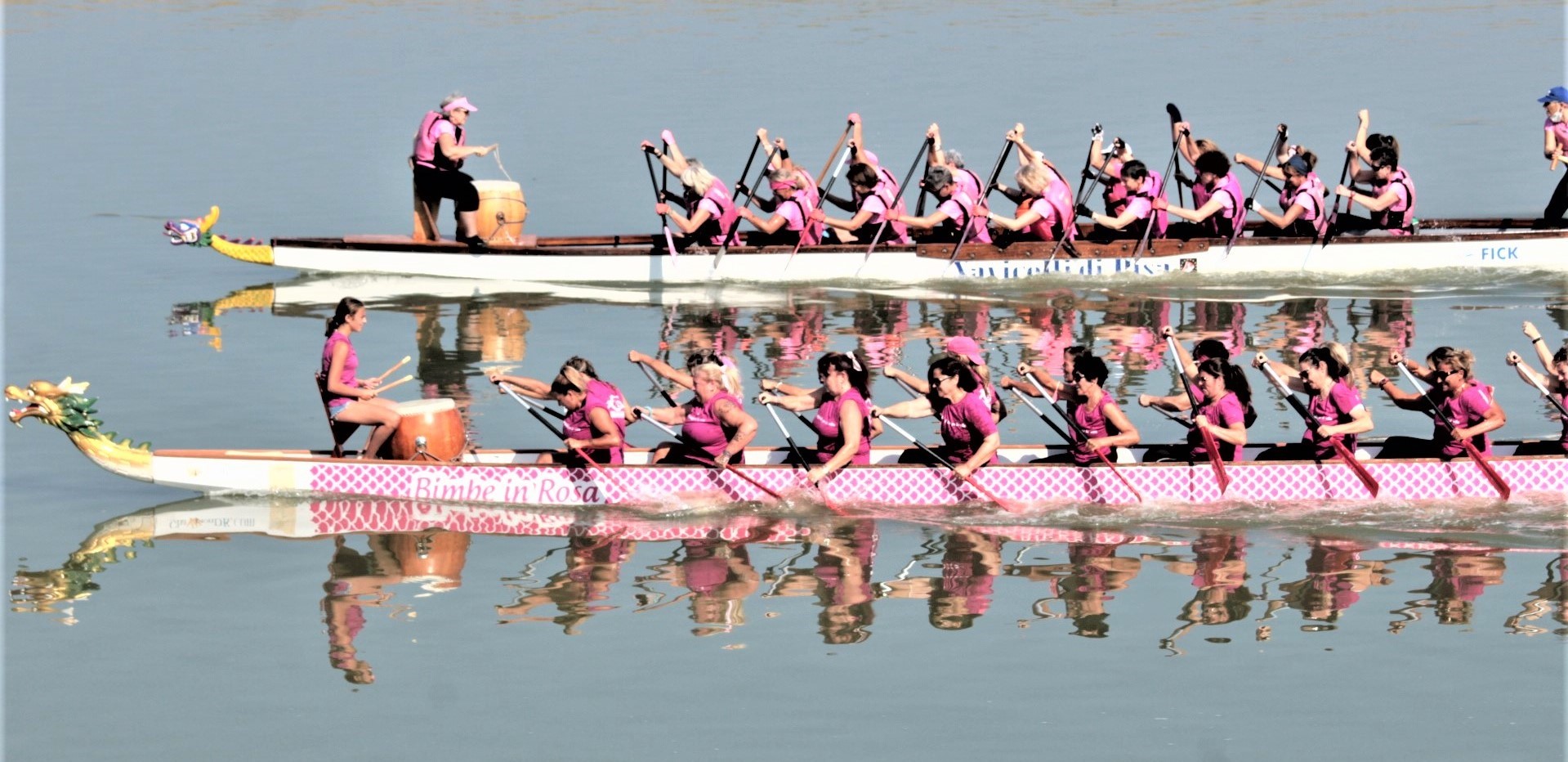 dragon boat al femminile di pilotto