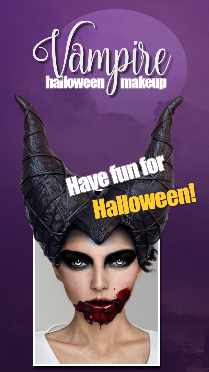 Vampire Halloween Makeup Screen 1