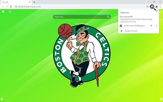 Boston Celtics Background New Tab