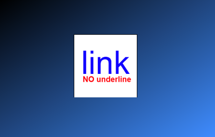 No Link Underline Preview image 0