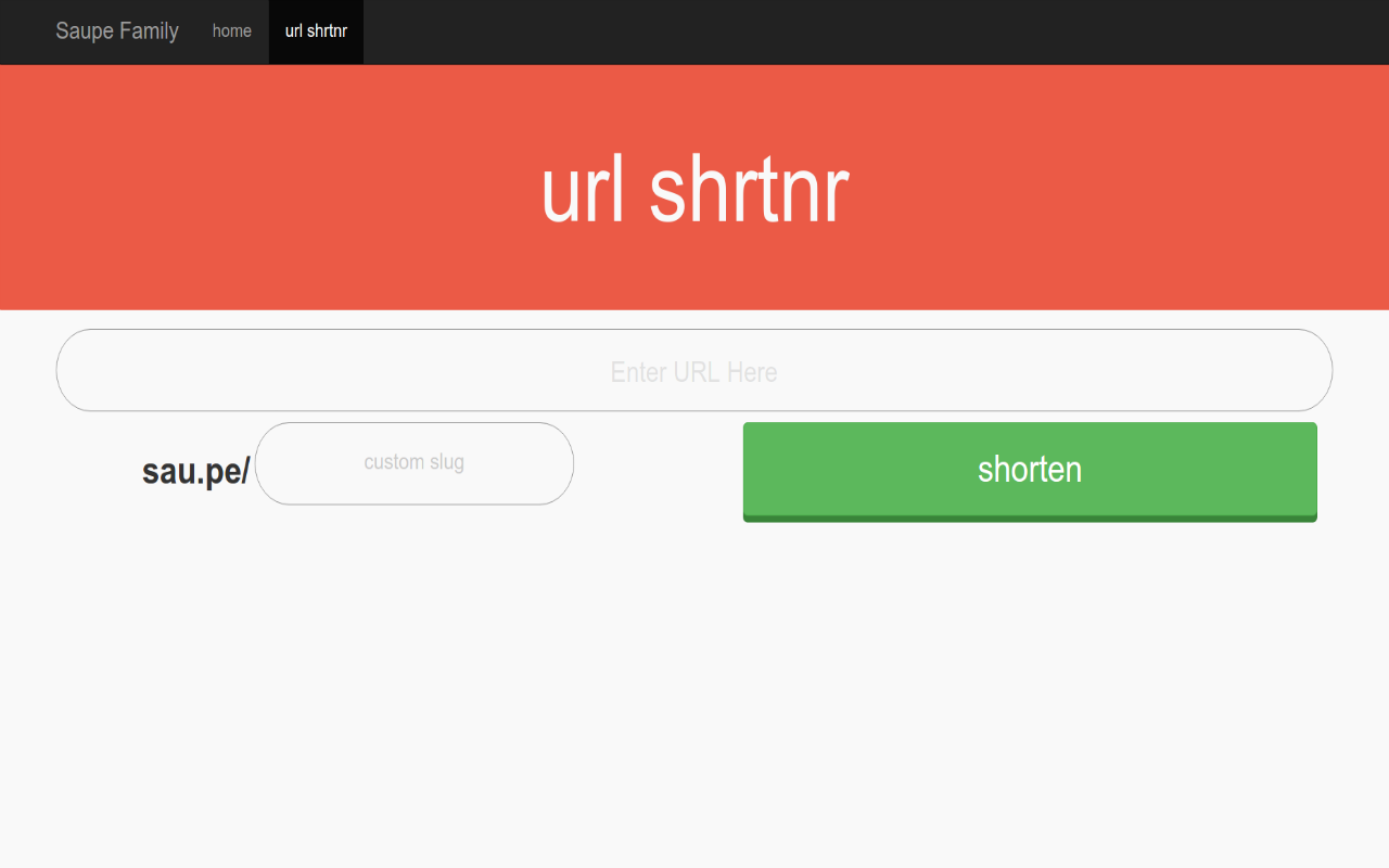 Saupe URL Shrtnr Preview image 1