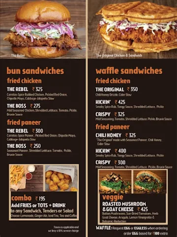 Bruxie menu 