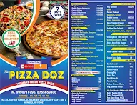 The Pizza Doz menu 1