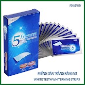 Miếng Dán Trắng Răng 5D White Tiện Dụng Chất Lượng Cao Miếng Dán Trắng Răng 1Hour Dễ Sử Dụng Feybeauty A64