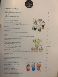 Salubrew Cafe menu 2