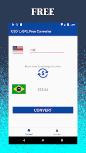 Dollar USD to Brazilian Real BRL - Free Converter - náhled