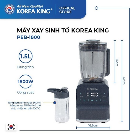 Máy Xay Sinh Tố Korea King Peb - 1800