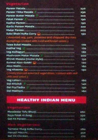 Curry Me Up menu 1