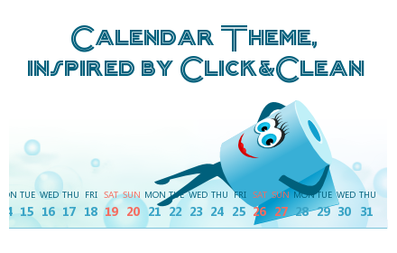 Calendar Theme, inspired by Click&Clean small promo image