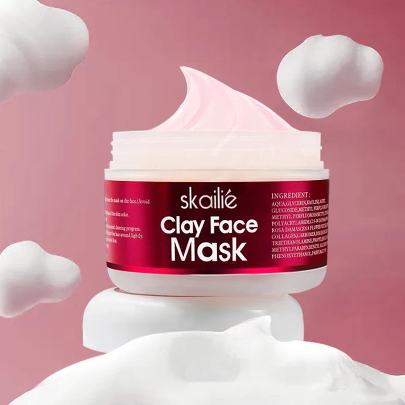 Title 5, Máscara Skallie Clay Face Rose para Limpeza e R...