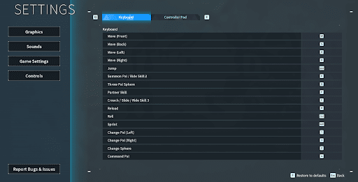 Key config