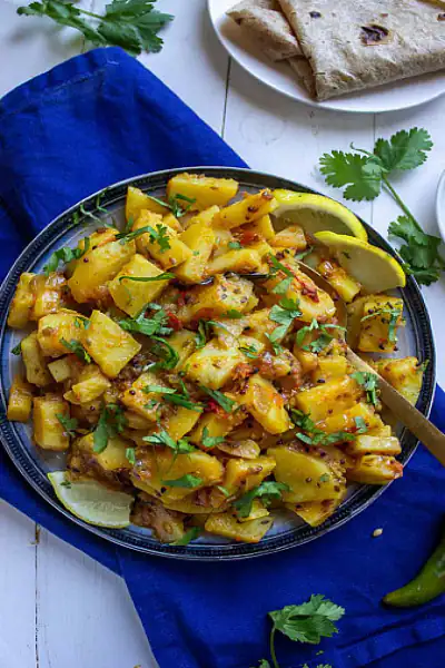 Achari Masala Aloo Dry