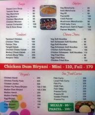 Red Spice Family Restaurant menu 1