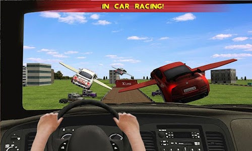 Android application Flying Racing In Car screenshort