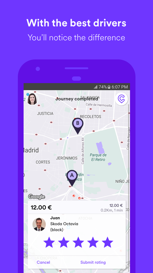 cabify enjoy the ride - screenshot 3