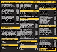 RK's Shawarma Corner menu 1