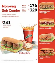 Subway menu 5