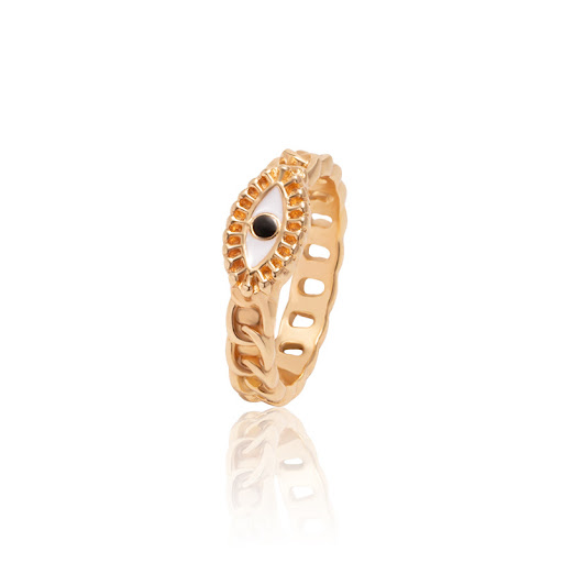 Title 4, Womens fashionable gold-plated ring, a stylish...