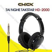 Tai Nghe Kiểm Âm Takstar Hd2000, Tai Nghe Kiểm Âm Chụp Tai Chính Hãng, Bảo Hành 12 Tháng