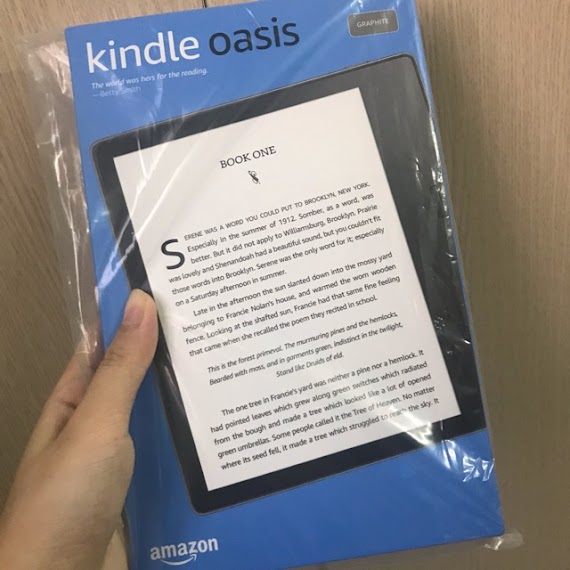 Máy Đọc Sách Kindle Oasis 3 Bản Mới Nhất Vbookshop