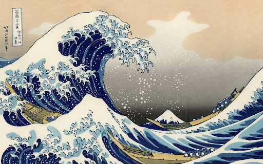 Hokusai's 'The Great Wave off Kanagawa' Theme