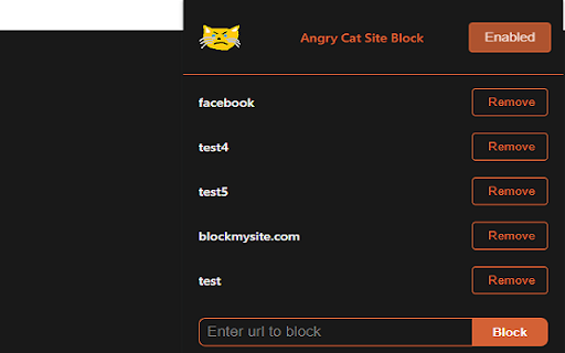 Angry Cat Site Block