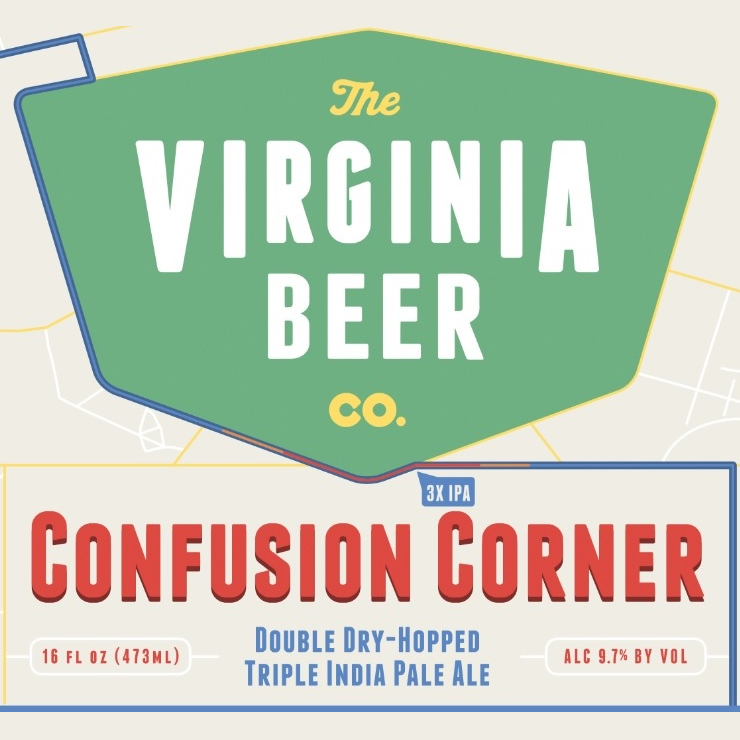 Logo of Virginia Beer Co. Confusion Corner