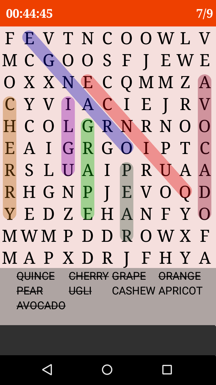Word Search Daily Competition Screen 2
