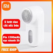 Máy Cắt Lông Xù Quần Áo Xiaomi Mijia Trang Bị 5 Lưỡi Dao Sắc Bén, Pin Trâu Dùng Liên Tục 90 Phút