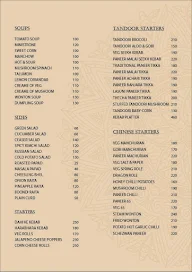 Sattva Vegetarian's Restaurant menu 1