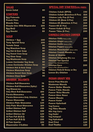 Malabar Express menu 1