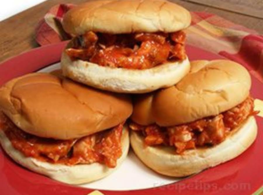 Barbecue Chicken Sandwiches Recipe | Just A Pinch Recipes