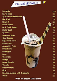 Janta Ice Cream menu 2