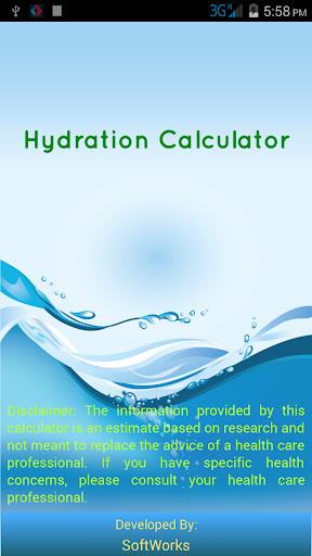 Hydration Calculator