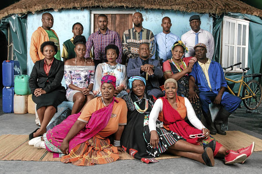 The cast of 'Giyani: Land of Blood', showing on SABC2.