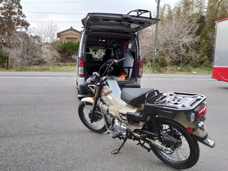 ハイエースのハンターカブ125・ハンターカブ・#ハンターカブ・バイクも好き・CT125に関するカスタム事例の投稿画像3枚目