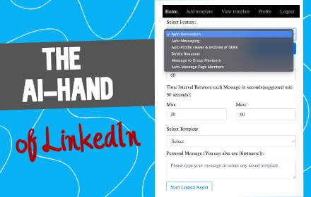 Linked Assist - LinkedIn Automation Tool small promo image