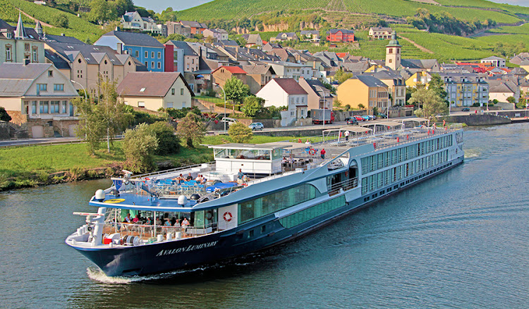 Avalon Luminary sails the Moselle River in picturesque Luxembourg.