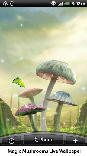 Download Magic Mushrooms Live Wallpaper apk
