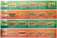 Subway menu 1