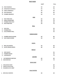 Chini Adda Fast Food menu 1